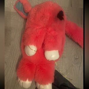 Pink Bunny Bag (HAS SMALL PAINT STAIN) Does Not Have A Strap